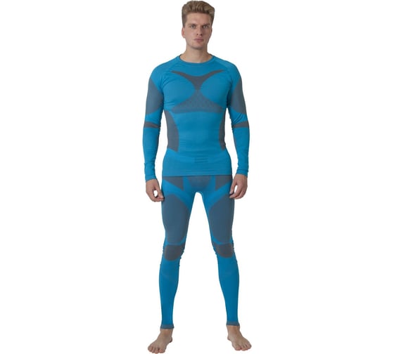 Изображение товара Мужское термобелье White Owl A1-3396, размер M/L, синий с серым W112754