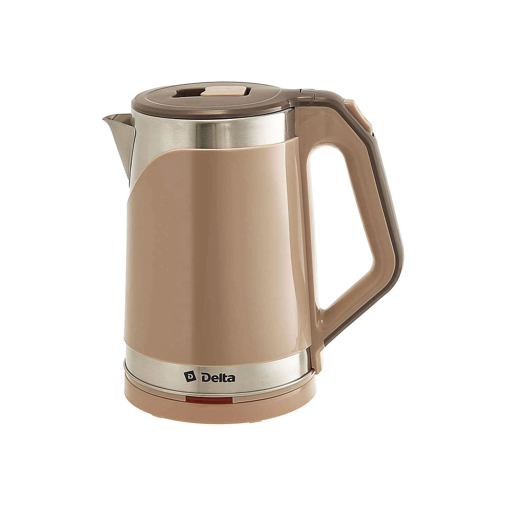 Изображение товара Чайник Delta DL-1109 2л 1500Вт бежевый пластик двойная стенка