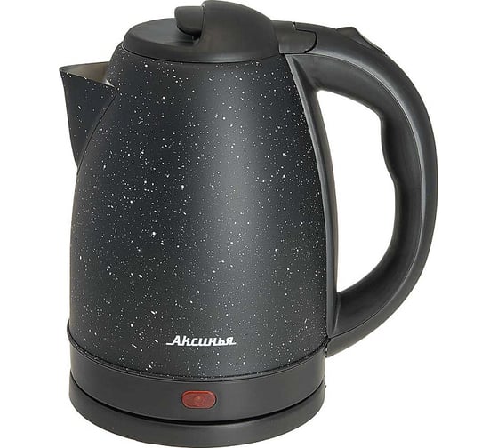 Изображение товара Электрический чайник Аксинья КС-1016 цвет: черный, нержавеющая сталь, 1,8л, 1500 Вт Р1-00016668