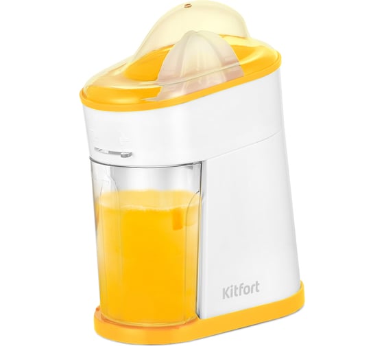 Изображение товара Соковыжималка для цитрусовых Kitfort бело-желтый КТ-1150-3