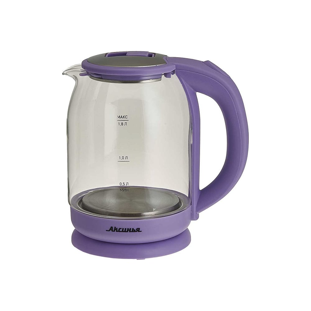 Изображение товара Электрический чайник из жаропрочного стекла 1,8 л Аксинья КС-1018