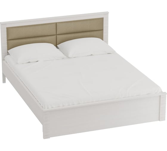 Изображение товара Кровать Мебельград Элана спальня 1200 с ортопедическим основанием на опорах бодега белая 62153