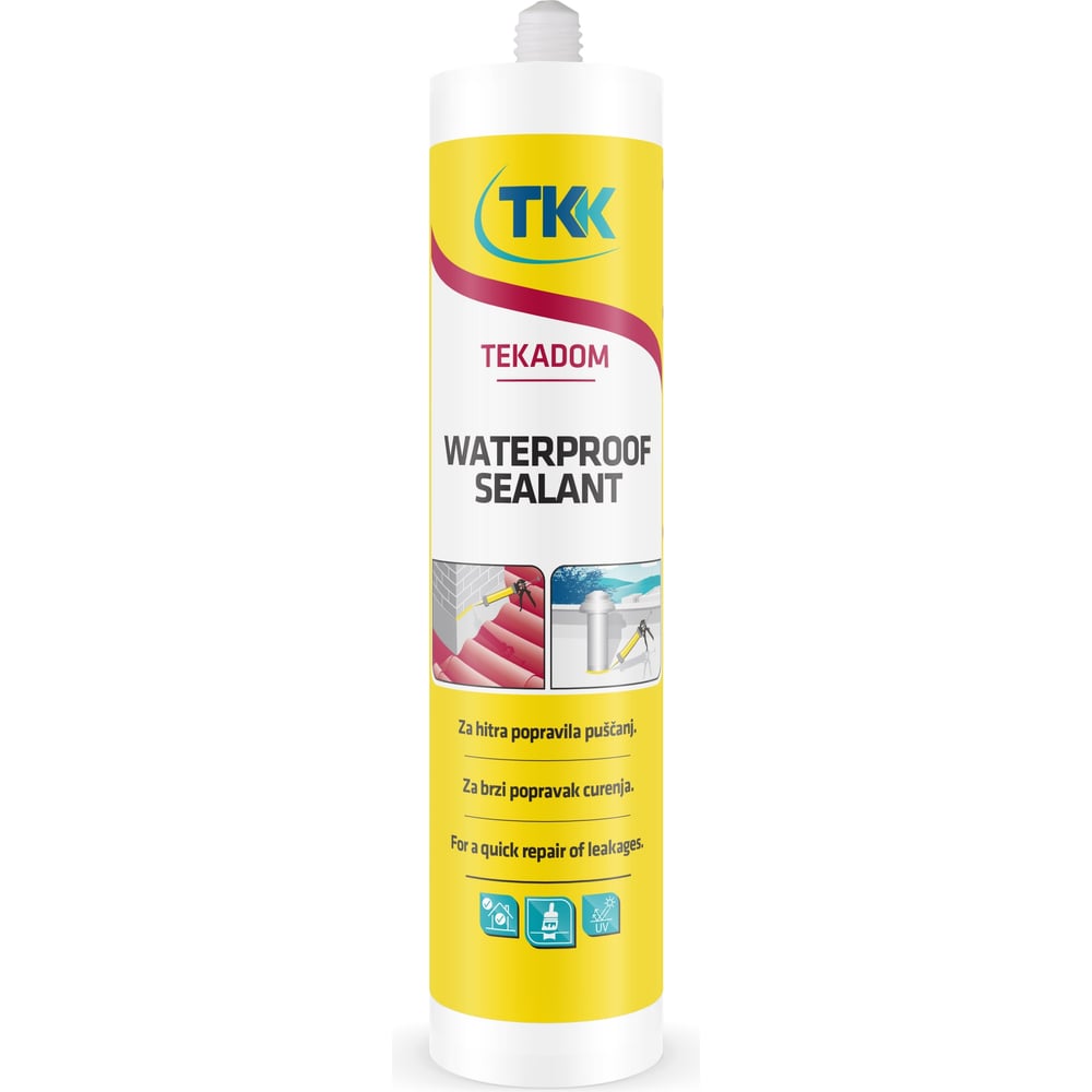 фото Водонепроницаемый кровельный герметик ткк tekadom waterproof sealant 50672