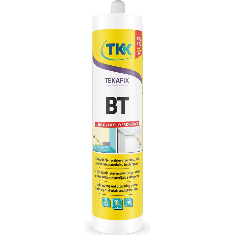 фото Монтажный клей для стиропола ткк tekafix bt 50703