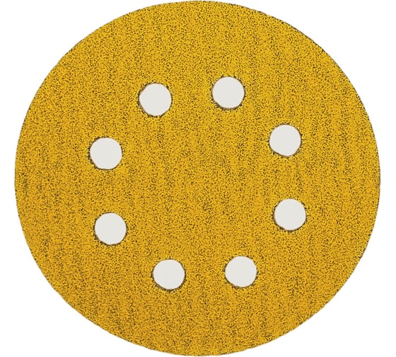 Изображение товара Шлифовальные круги на липучке 125 мм, Р80, 10 шт Vitatools G-125-P80-10-8