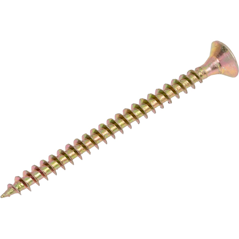 Изображение товара Универсальный саморез STEELREX потайной 4x50 мм желтый цинк 200 шт