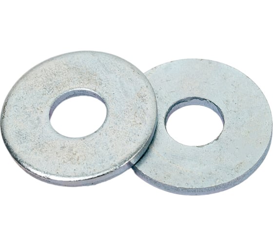 Изображение товара Шайба STEELREX DIN 9021 усиленная, цинк М 6 мм, коробка 250 шт. 0226006000B400025032