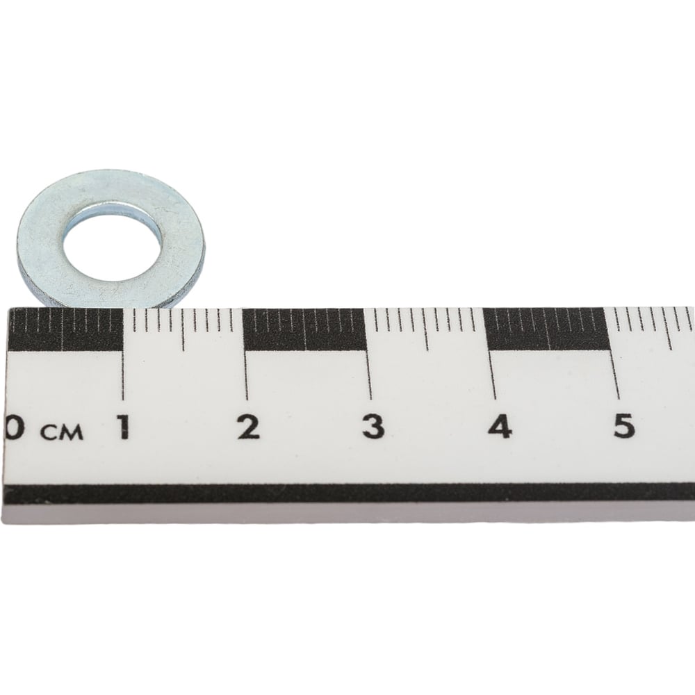 Изображение товара Шайба STEELREX DIN 125 простая, цинк М 8, коробка 200 шт. 0228008000B500020064