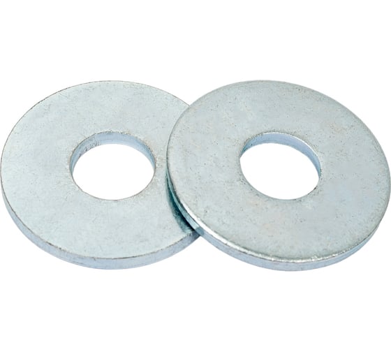 Изображение товара Шайба STEELREX DIN 9021 усиленная, цинк М12 мм, коробка 40 шт. 0226012000B400004032