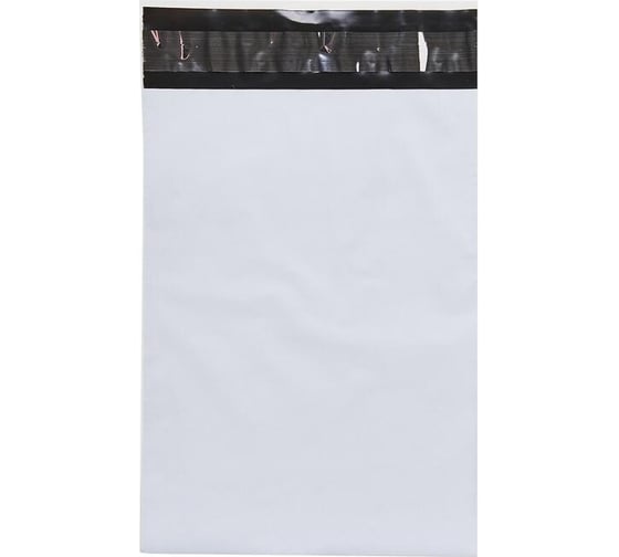 Изображение товара Курьер-пакет ООО Комус курьерский пакет, без печати, без кармана, 170x240+40, 60 мкм, 100 шт. 1375608