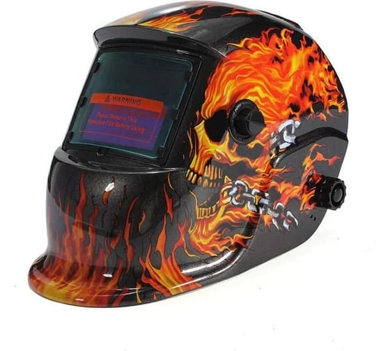 Изображение товара Маска сварщика Профессионал МС-8000 цветная ЧЕРЕП 0748167 990748167