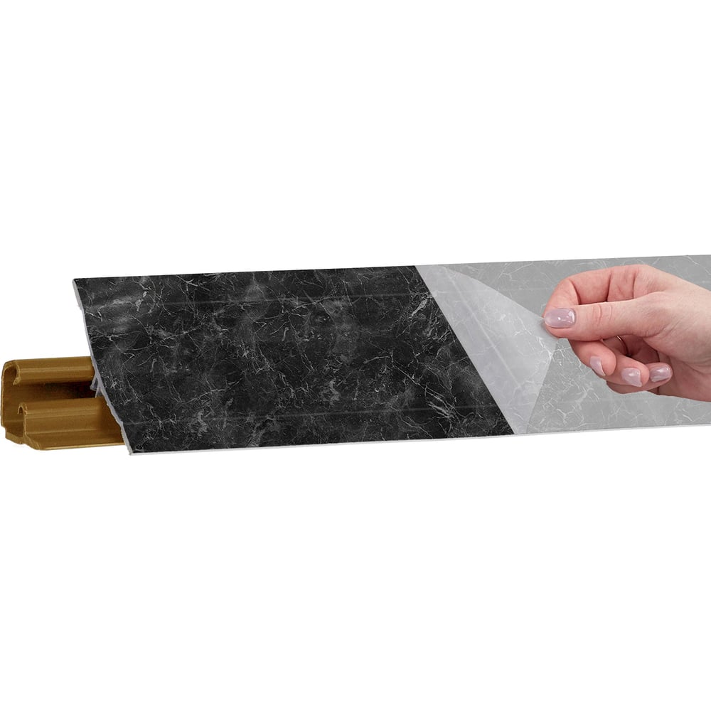 Изображение товара Плинтус KORNER LB 231(73) Кунгур Иней 3 метра для стен и пола