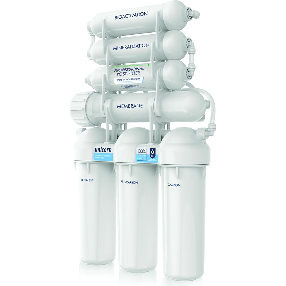 Изображение товара Обратноосмотическая система Unicorn (литая крышка) новинка 553724 FRO-7N