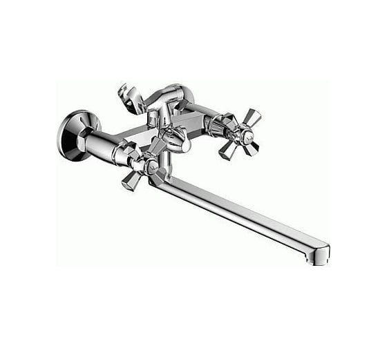 Изображение товара Смеситель для ванны LEDEME шаровое переключение душа, крест, керамика L2590 806359