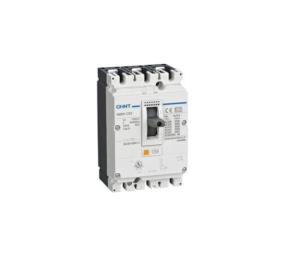 Изображение товара Автоматический выключатель CHINT 3п 40А 50кА NM8N-125S TM с рег. термомаг. расцеп. (R) 271585