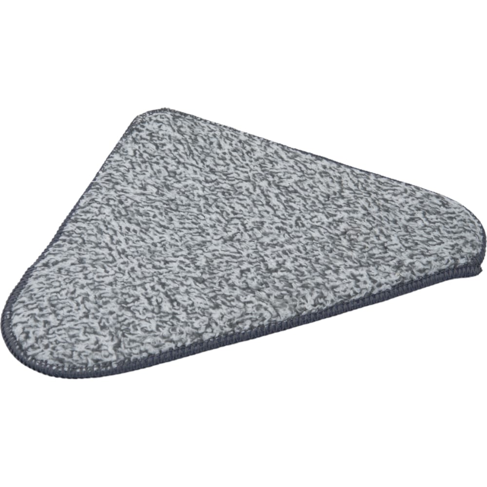 Треугольная насадка Gigant насадка для плоской швабры доляна арт 3092576 62×13 см микрофибра серый