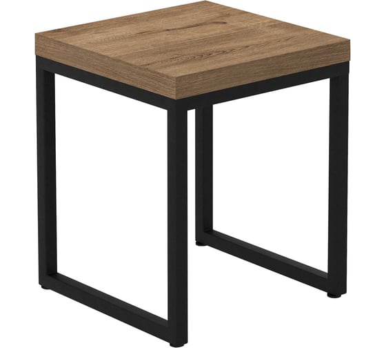 Изображение товара Табурет Alternative п-образный, дуб веллингтон табак, 4761 пч 38 мм, 380x380x450, в 1 коробке 00000054349