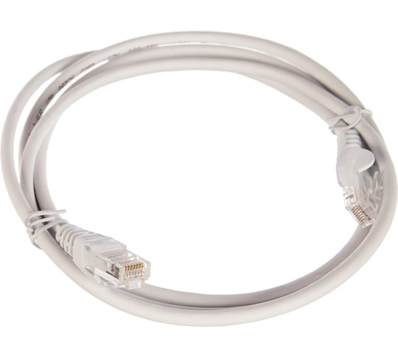 Изображение товара Патч-корд LANMASTER RJ45-RJ45, 4 пары, UTP, категория 5е, 1.5 м, белый, LSZH, LAN-PC45/U5E-1.5-WH