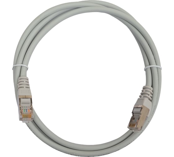 Изображение товара Патч-корд LANMASTER RJ45-RJ45, 4 пары, FTP, категория 5е, 1.5 м, серый, LSZH, LAN-PC45/S5E-1.5-GY