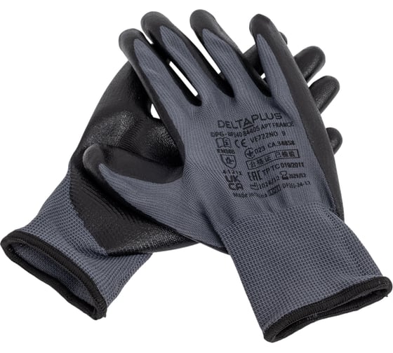Изображение товара Полиэстеровые перчатки с покрытием из вспененного нитрила Delta Plus р. 9 VE722NO09