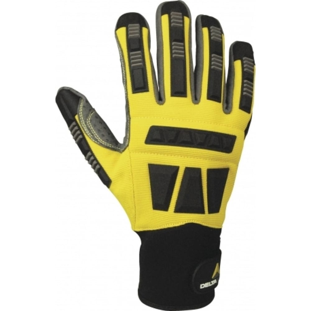 фото Трикотажные перчатки с защитными накладками delta plus vv900ja eos цвет желтый, p.11 vv900ja11