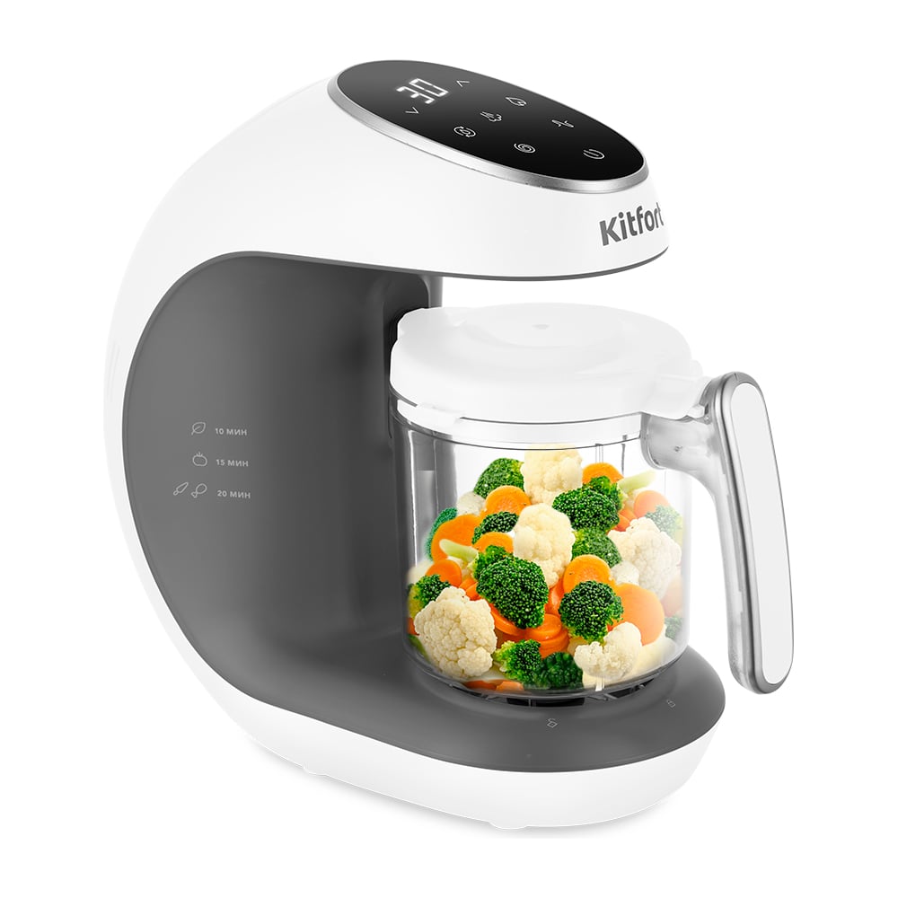 Изображение товара Блендер-пароварка Kitfort белый КТ-2322-1