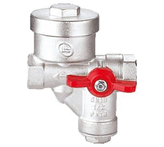 Изображение товара Редуктор давления DOUBLE-LIN мембранный 1/2" с фильтром и шаровым краном левый LL4121 1/2"