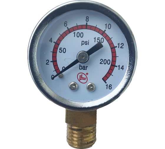 Изображение товара Манометр с нижним подключением DOUBLE-LIN 1/4" 1,6 мпа 42мм LL3356