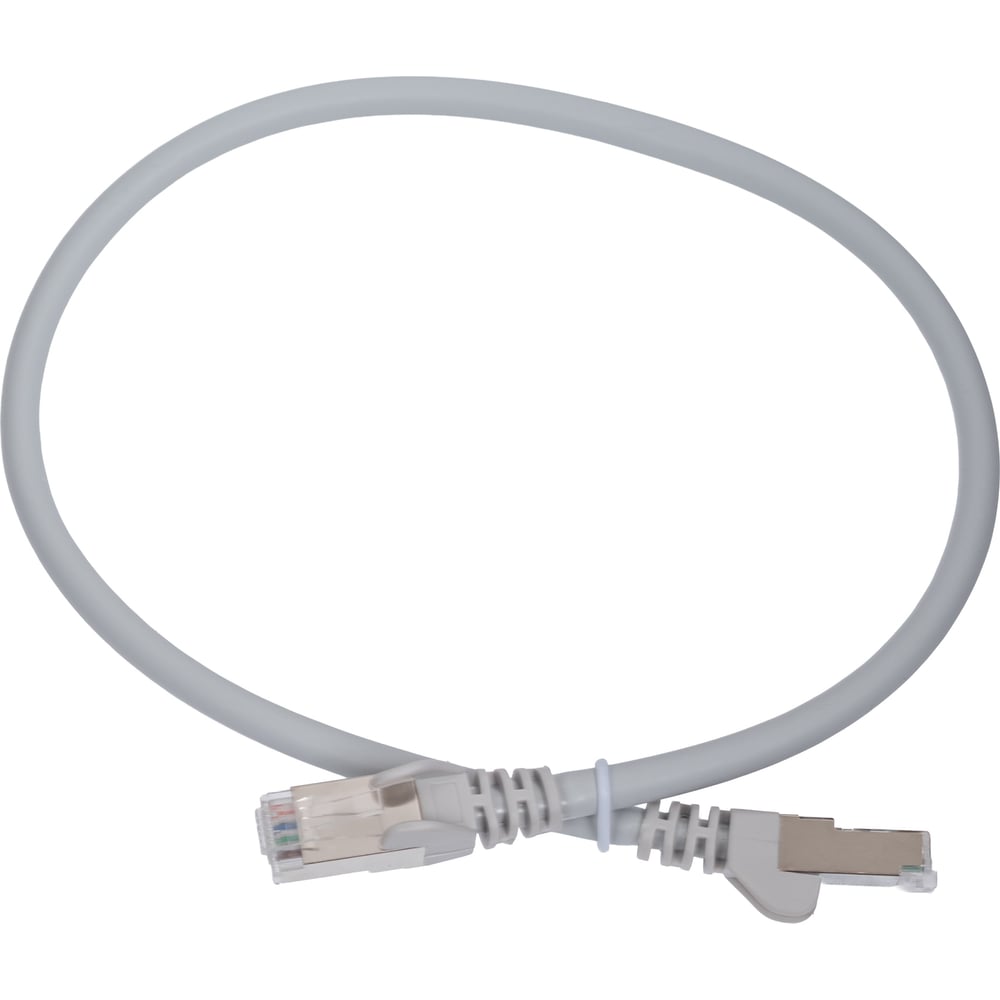 Изображение товара Патч-корд LANMASTER RJ45-RJ45 0.5м категория 6A FTP серый LSZH