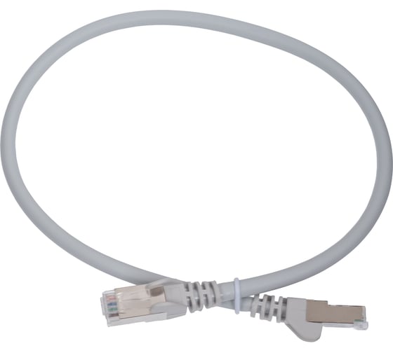 Изображение товара Патч-корд LANMASTER RJ45-RJ45, 4 пары, FTP, категория 6A, 0.5 м, серый, LSZH, LAN-PC45/S6A-0.5-GY