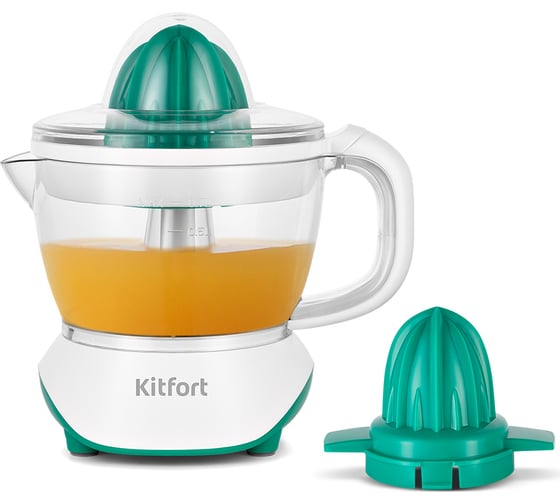 Изображение товара Соковыжималка для цитрусовых Kitfort бело-зеленый КТ-1147-2