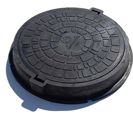 Изображение товара Люк полимерно-композитный Агросток тяжелый 760х630х110 мм тяжелый 25 т (черный) 32858