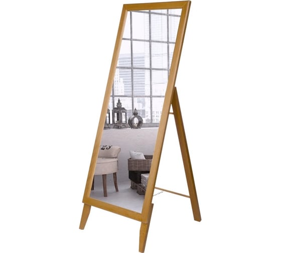 Изображение товара Напольное зеркало Мебелик BeautyStyle 29 светло-коричневый П0006822 8697