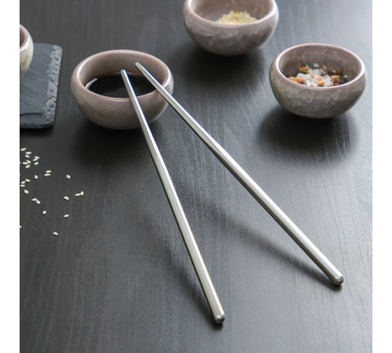 Изображение товара Палочки для еды Mallony bacchette нержавеющая сталь 106709
