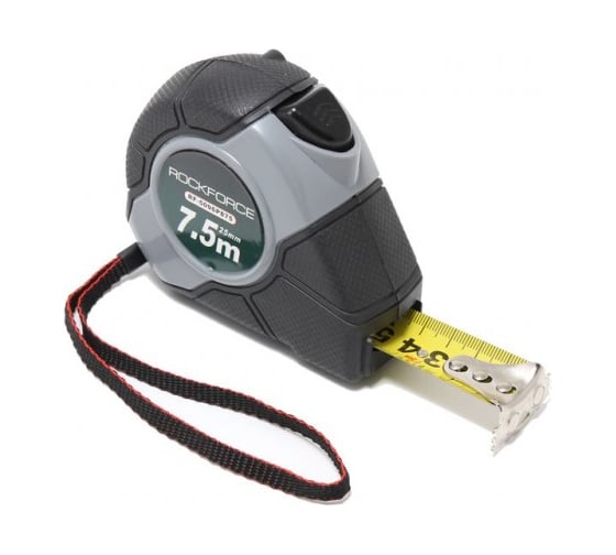 Изображение товара Рулетка Rockforce 3мх16мм магнитный зацеп, автоблокировка, двухкомпанентный корпус RF-5096P803(25714)