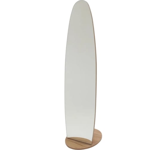 Изображение товара Напольное зеркало Мебелик Стелла 1 дуб крафт золотой 157,8 см х 40,4 см П0006900 8772