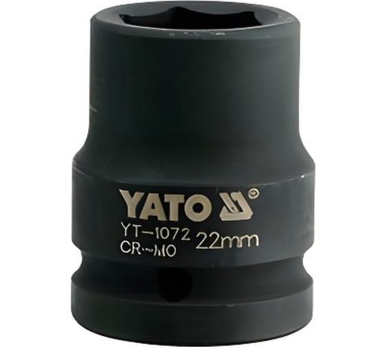 Изображение товара Головка торцевая ударная 6-гранная 22 мм, 3/4"DR YATO YT-1072