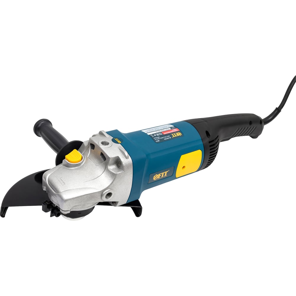 Изображение товара Угловая шлифмашина FIT 2500 Вт 230 мм с быстрым заменой щеток и плавным пуском