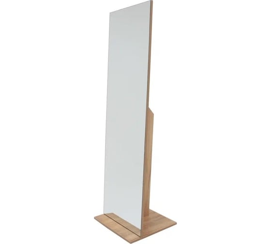 Изображение товара Напольное зеркало Мебелик Стелла 2 дуб крафт золотой 163,5 см x 50 см П0006902 8774