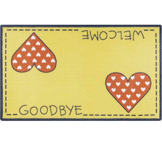 Изображение товара Коврик Sunstep fresh 45x75 см, сердечки 35-107