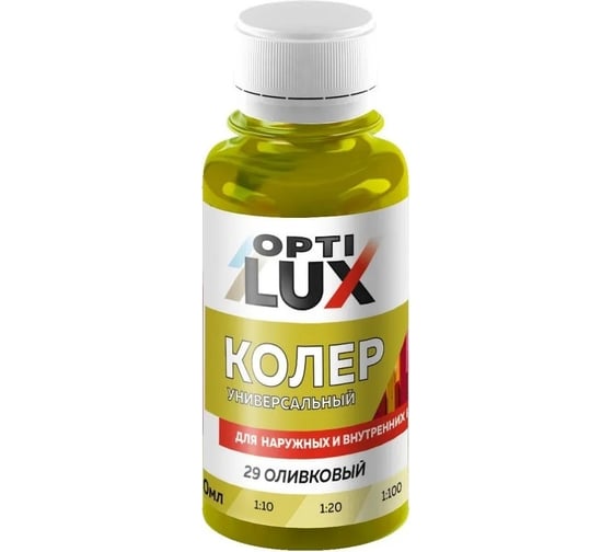 Изображение товара Колеровочная паста ОПТИЛЮКС 29 оливковый 100мл 0449747