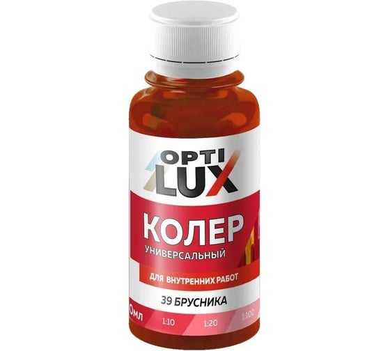 Изображение товара Колеровочная паста ОПТИЛЮКС 39 брусника 100мл 0449755