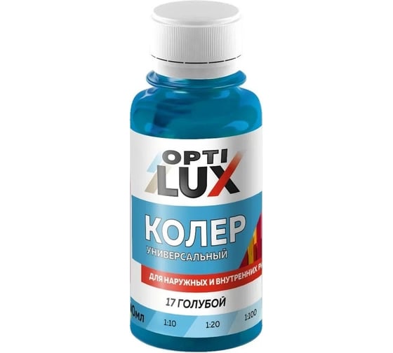 Изображение товара Колеровочная паста ОПТИЛЮКС 17 голубой 100мл 04478