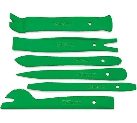 Изображение товара Набор съемников для снятия облицовок панели TOPTUL 6 предметов JGAS0601