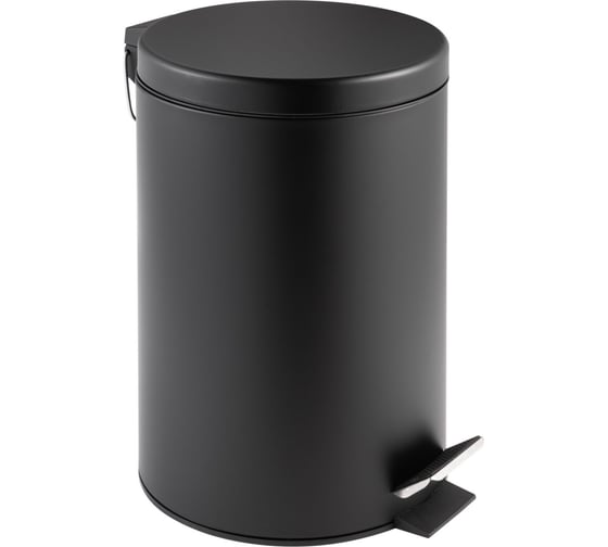 Изображение товара Ведро для мусора Delphinium 0030c 7 л, черный 101214