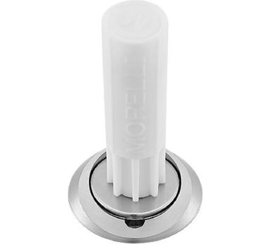 Изображение товара Скрытый дверной ограничитель MORELLI SECRET DS SC магнитный, цвет - матовый хром 9014716