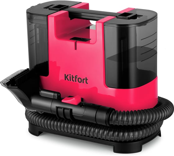 Изображение товара Моющий пылесос Kitfort черно-малиновый КТ-5162-1