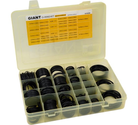 Изображение товара Набор колец резиновых уплотнительных O-Ring NBR90 caterpillar 396 шт HIMPT 00-00007949