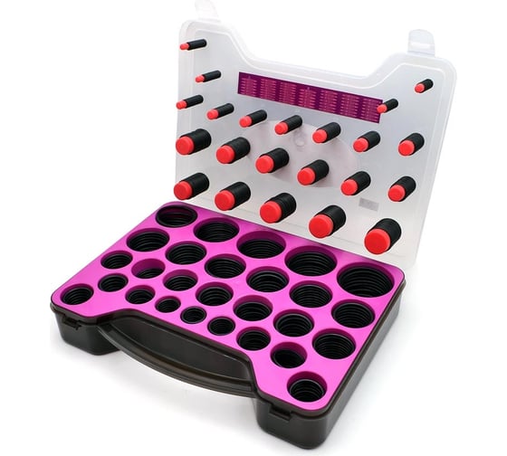 Изображение товара Набор колец резиновых уплотнительных O-Ring NBR90 volvo 672 шт HIMPT 00-00011116