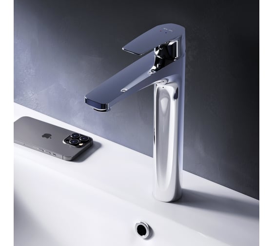 Изображение товара Смеситель для умывальника AM.PM Gem, высокий, хром, F90A92000